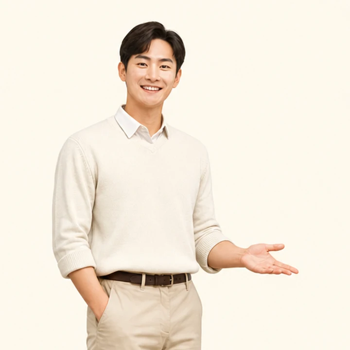 펠리세이드 중고차 장기렌트 상담 신청을 안내하는 담당자